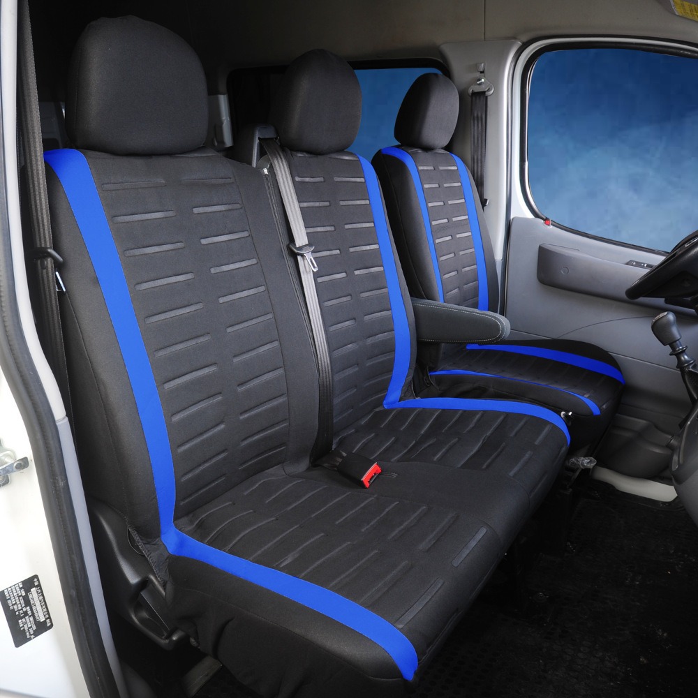 Cross-Border Car Seat Covers, Truck Seat Cushions, Truck Seat Covers, 2+1 Universal Seat Covers for Iveco, Ford, Vauxhall