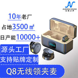 Q8无线领夹麦克风智能AI降噪长续航充电仓直播专用录音