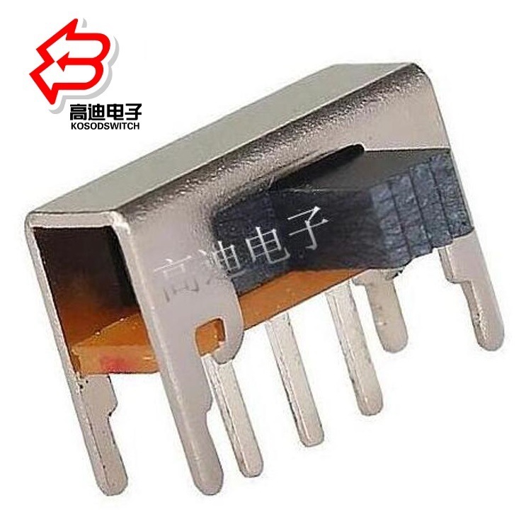 侧拨2位拨动开关三脚单排_2档卧式滑动开关3脚单排 两位拨码开关