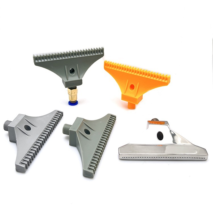 ABS塑料吹风喷嘴48孔吹气喷头110mm加宽风刀竹节万向管冷却吹气嘴