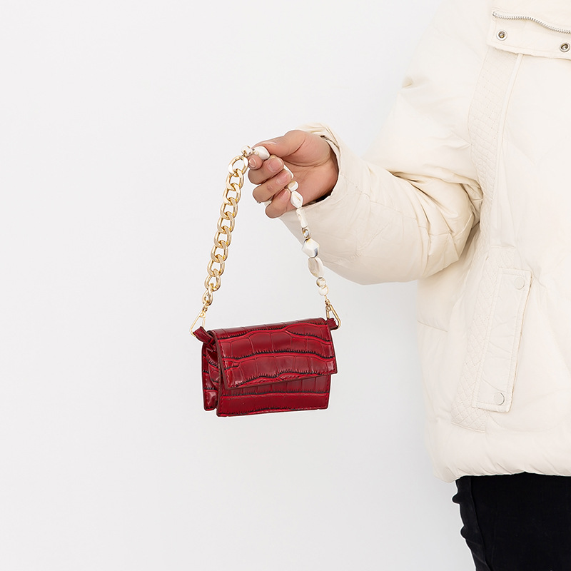37g Weight Bag Chain Bag Accessories Type 1 Piece Quantity Daily, Street Occasion Acrylic Material Geometric Pattern Bohemian, Simple Style Style 1 Piece Acrylic Geometric Bag Chain 2