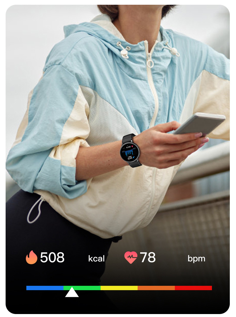 Smart Watch With Blood Pressure And Heart Rate Monitor Bluetooth_voghion.com