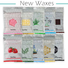 跨境免纸脱毛蜡豆100g固体硬蜡全身脱毛蜡疗粒 Hair removal wax