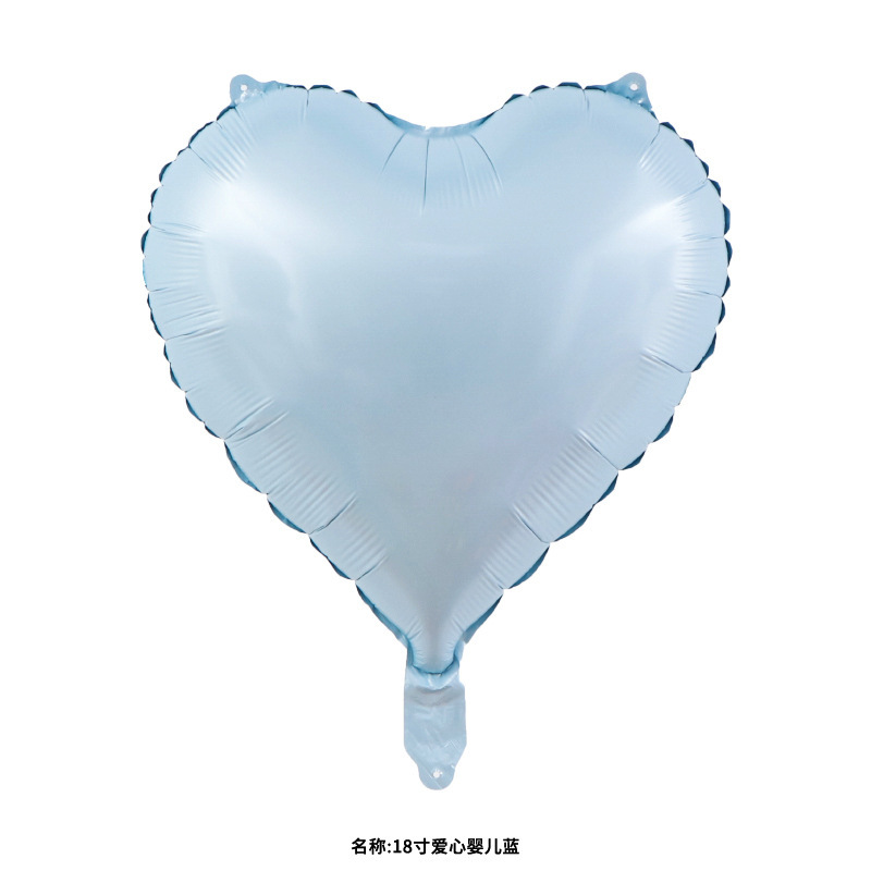 新款18寸复古五角星爱心圆形铝膜气球生日婚庆气球七夕情人节布置|undefined