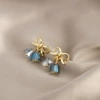 45# crystal bell earrings