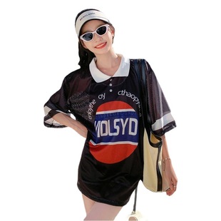 2024 new swimsuit women's two-piece Sports blouse Korean style plus size hot spring student sun protection plus size swimsuit women