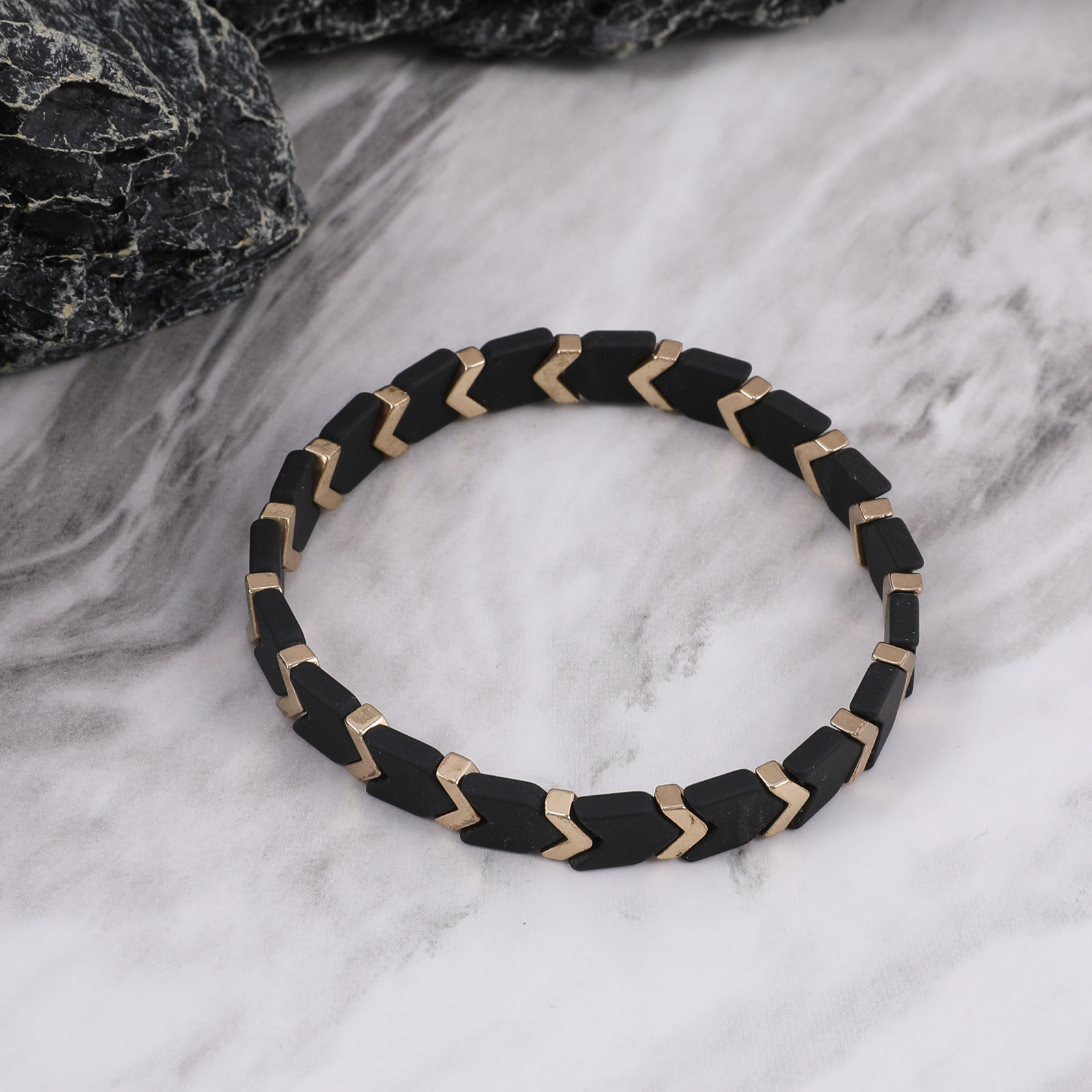 Estilo Simple Geométrico Aleación Hombres Pulsera Pulseras De Cuero Y Cordón Para Hombre display picture 4