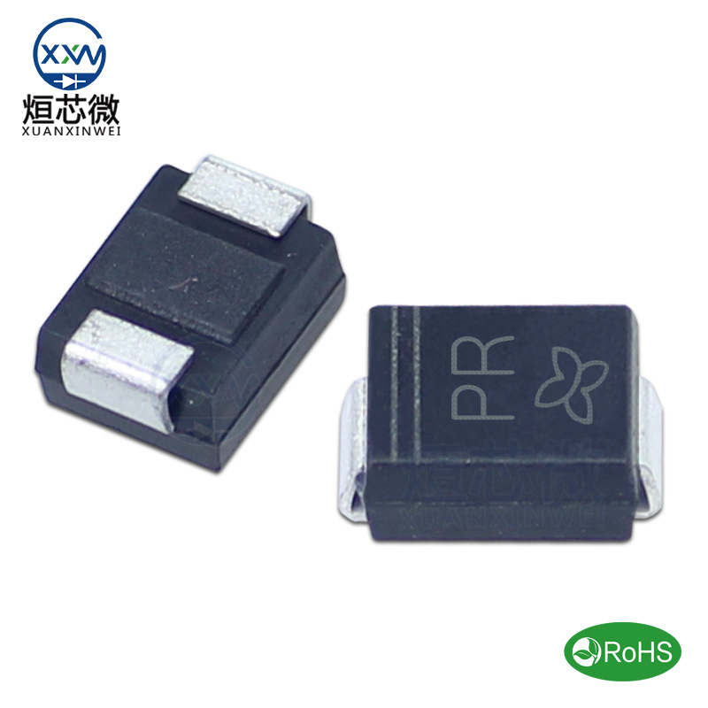 工厂直营 SMBJ170A 丝印PR 单向170V DO-214AA封装 TVS瞬变二极管