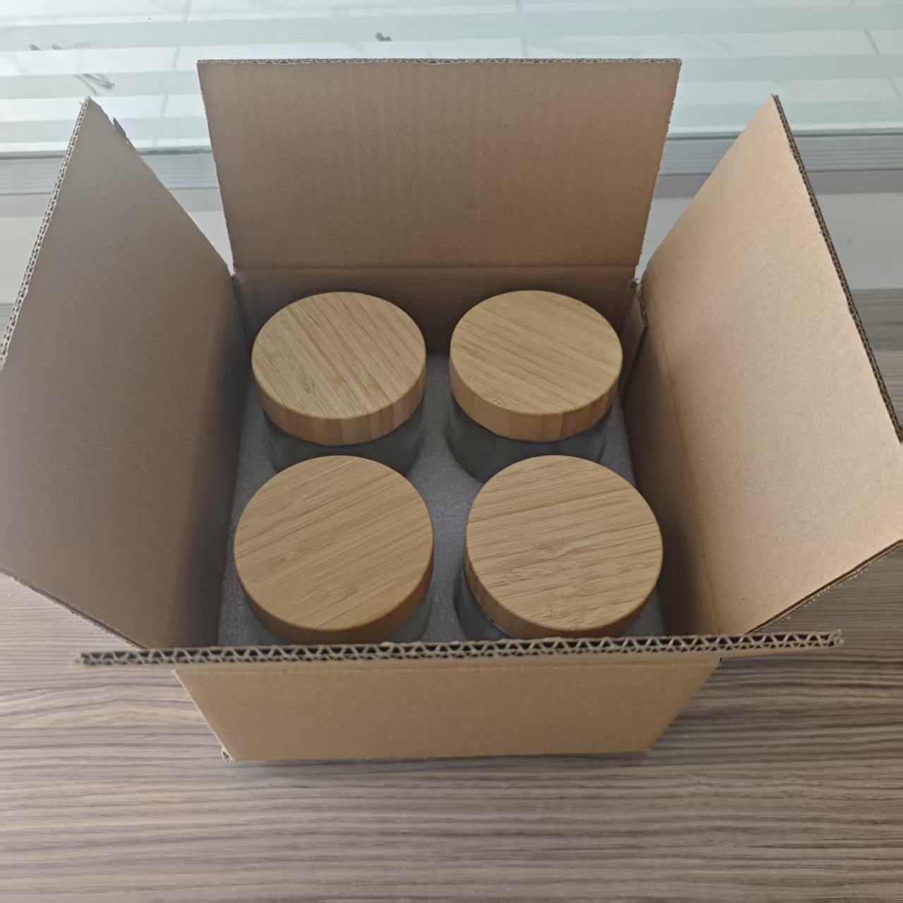 Comida de vidrio sellado tarro traje de boca ancha botella de almacenamiento tarro botella de avena Amazon