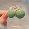 Fashionable big small crab pin from pearl, hair accessory, shark, bangs, South Korea, simple and elegant design