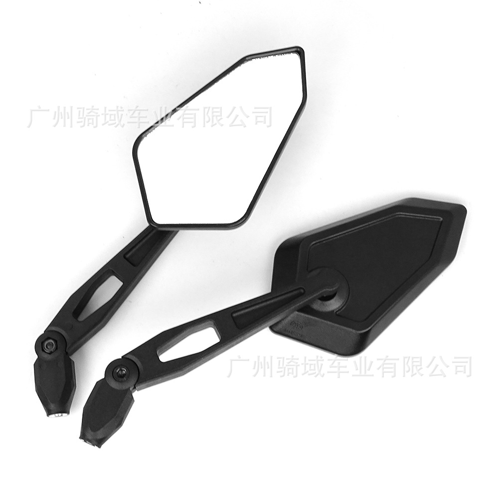 New Motorcycle Model Suitable for Niu and Yadea Electric Vehicles, Universal Modified Polygonal Foldable Rearview Mirror Wholesale
