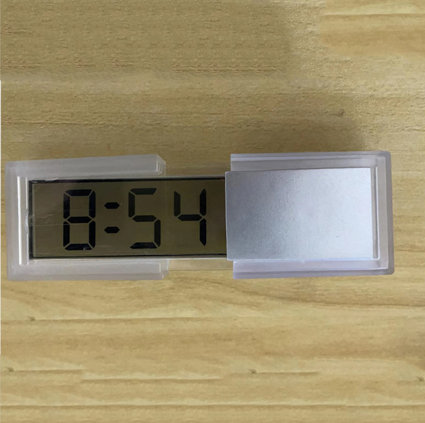 Glowing thermometer for car