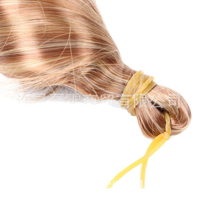 Tubo curvado rollo grande 24inch Silky French Loose Wave 24inch 150g peluca de fibra química