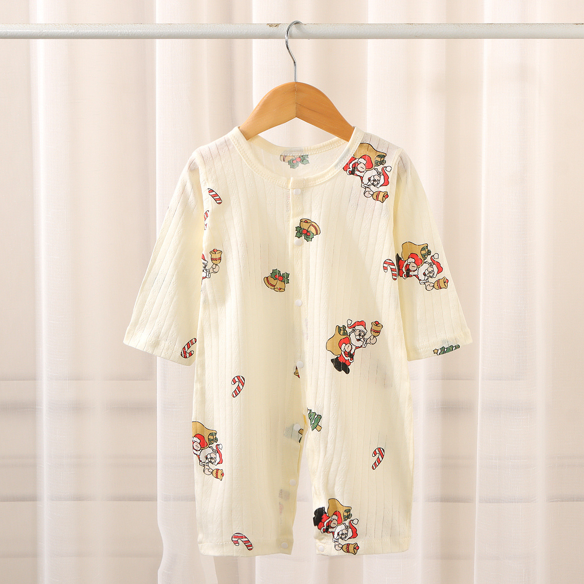 긴 등반 쌍 얇은 노란색 바닥 산타클로스