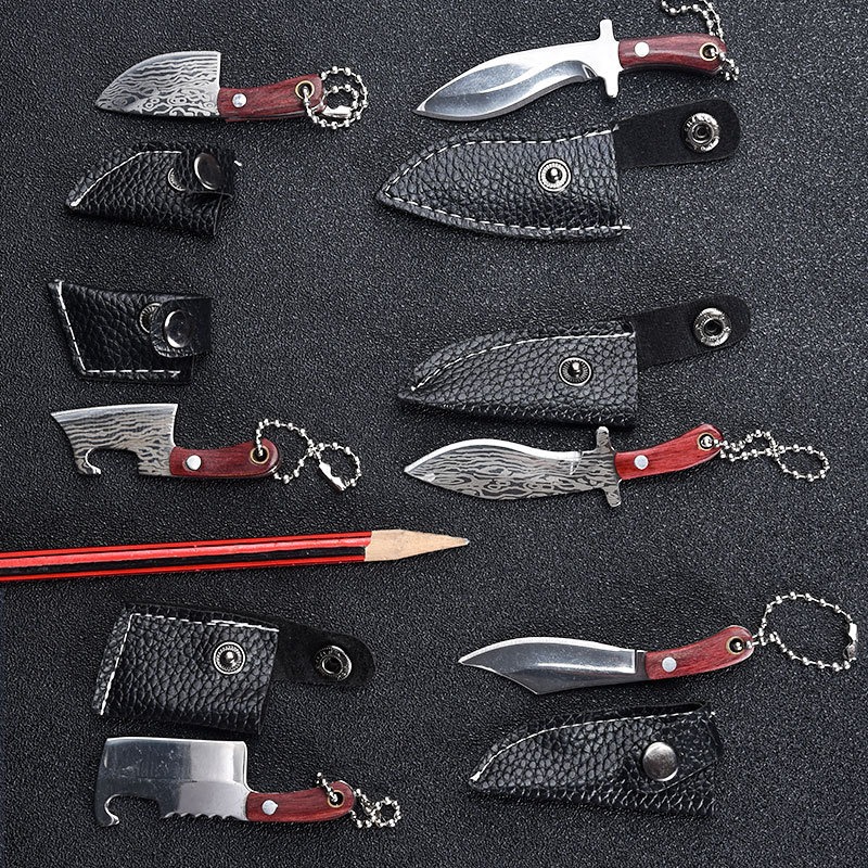 不锈钢小工具迷你钥匙挂件小刀非折叠拆快递开瓶盖户外创便携刀