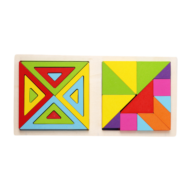 Madera Tetris juguetes de puzzle para niños bloques de construcción para niños y niñas de 3 - 6 años de edad puzzle puzzle