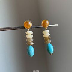 欧美复古风耳环女小众设计感耳钉气质高级感耳环