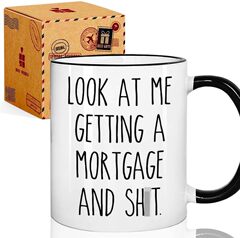Puouoonyi New Homeowner Gifts, Funny Mortgage Coffee Mug, Ne