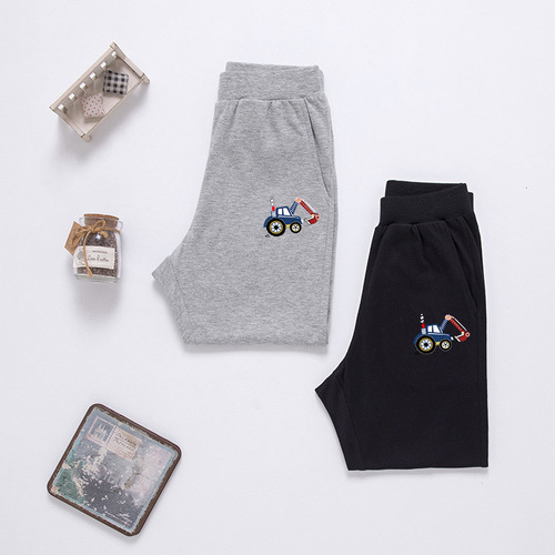2024 Spring New Arrival Long Pants: Cartoon-Printed Little Sweatpants—Kids' Korean-Style Casual Pants, Manufacturer Supply, Drop Shipping Available for Single Items.