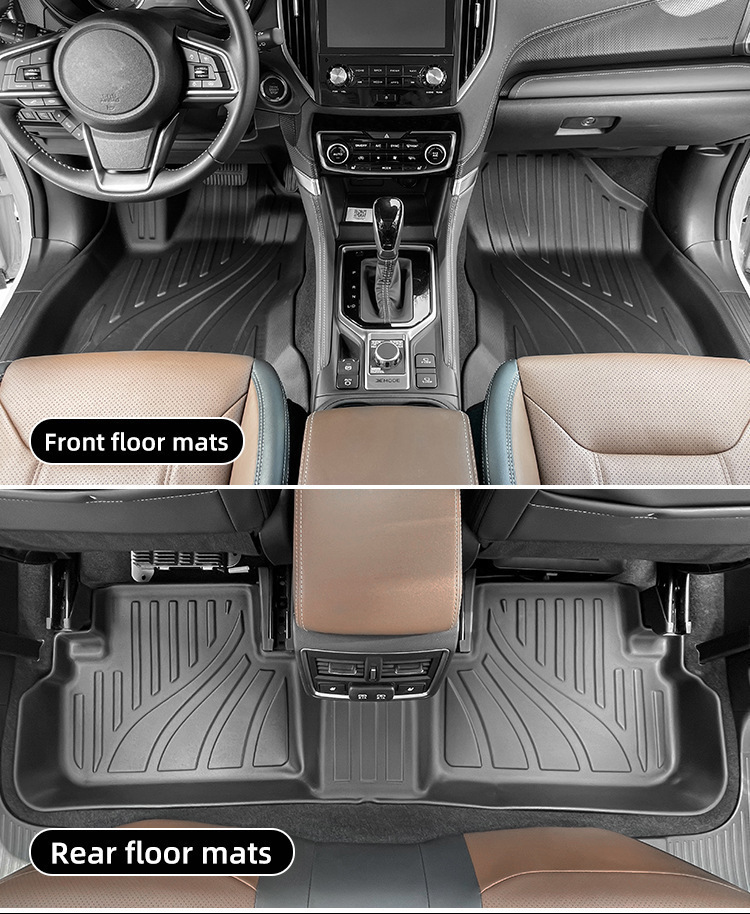 Suitable for 19-25 Subaru Forester Car Floor Mats Tpe Trunk Mats