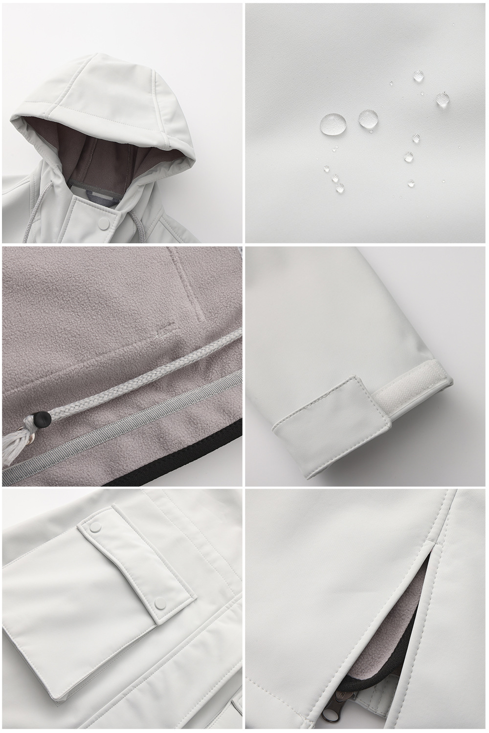 Waterdichte windjack met capuchon voor dames - lichtgewicht regenjas voor herfst en winter (EU-maten S-XXXL)_voghion.com
