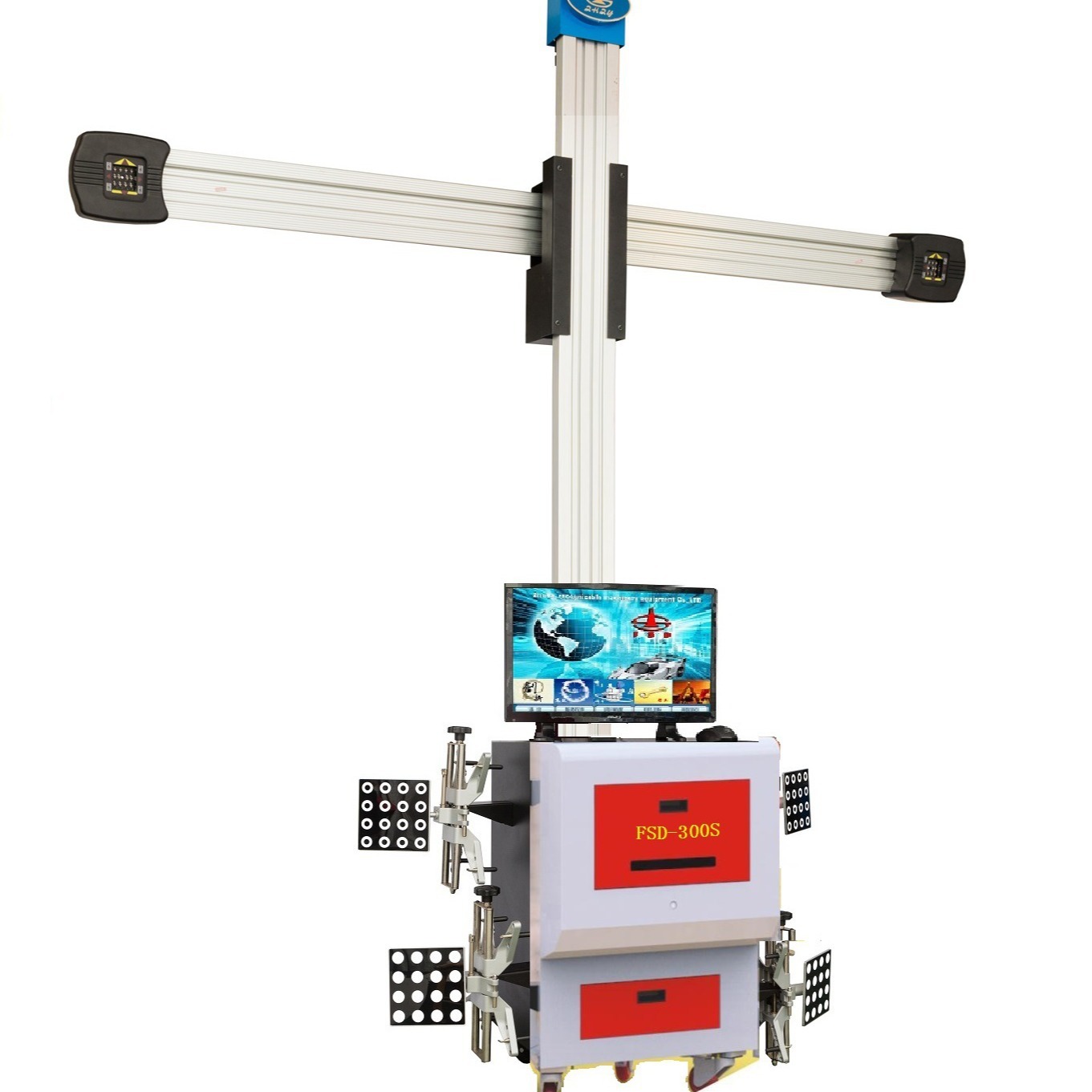 地藏式大型加可移动全自动多工位3D车轮定位