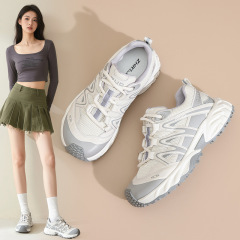 ZHR厚底增高老爹鞋女2025秋季新款百搭透气户外登山鞋泉州休闲鞋