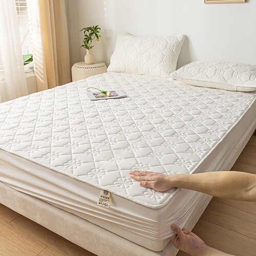 A-type quilted waterproof baby and mother-grade bed sheet wholesale 100% cotton thick baby pure cotton bed cover single mattress protector
