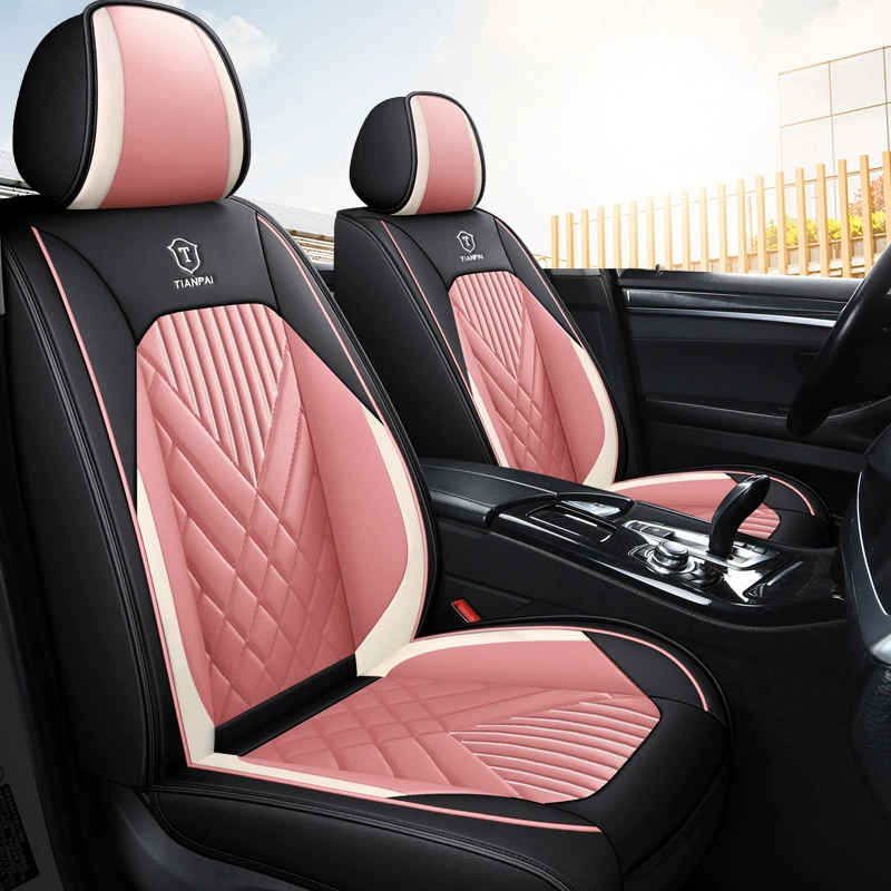 21 новая Автомобильная подушка оптовая продажа с фабрики Универсальный полностью окруженный кожаный Пятиместный автомобильный коврик с героями мультфильмов