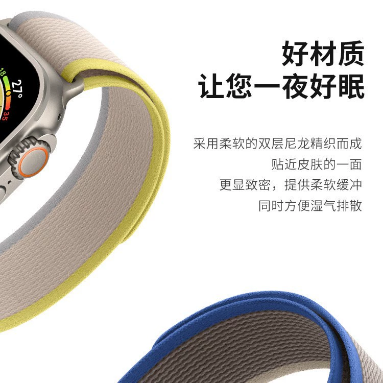 Ремешок для часов Apple Watch Series 8 / Ultra, совместимый с 38/40/41 мм и 42/44/45/49 мм, серия Field/Wild/Alpine