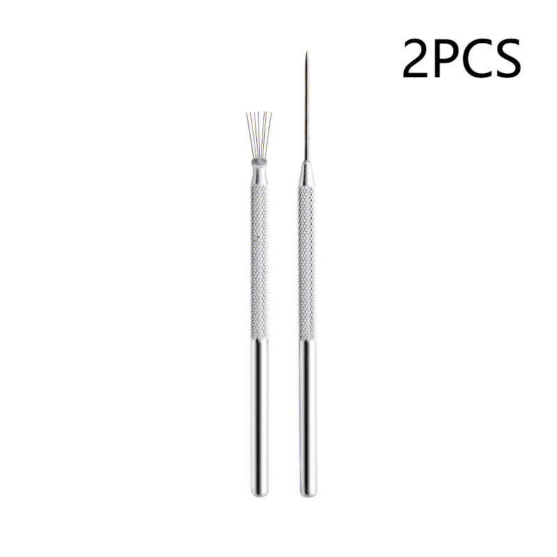 Clay tools seven needle detail needle 2-piece set