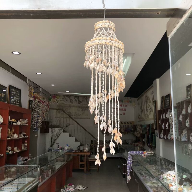 天然サザエ貝殻風鈴工芸品の飾り飾り|undefined