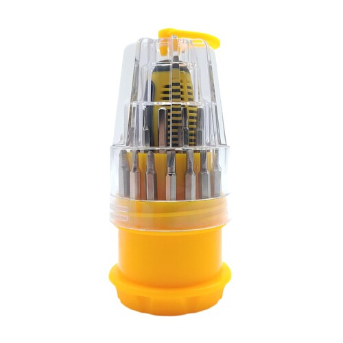 Multifunctional screwdriver set 31 in one mobile phone repair and disassembly tool cross screw bit set