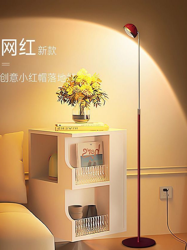 Wholesale Little Red Riding Hood floor lamp, light luxury, popular in live streaming, decorative ambiance light, fill light, lighting for living room and bedroom Wholesale Little Red Riding Hood floor lamp, light luxury, popular in live streaming, decorative ambiance light, fill light, lighting for living room and bedroom