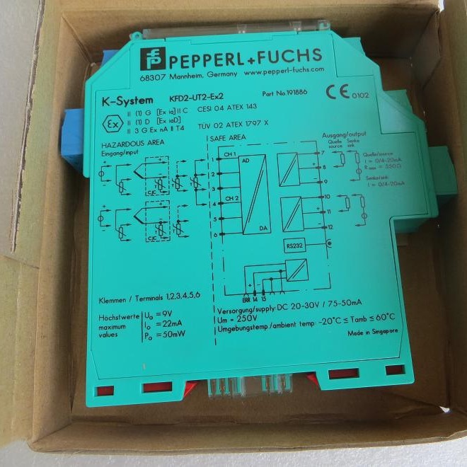 KFD2-UT2-EX2德国倍加福栅原装继电器P+F温度调节栅