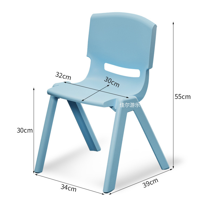 silla de respaldo de jardín de infantes silla para niños taburetes gruesos silla de comedor de plástico pequeño taburete doméstico pequeño image 25