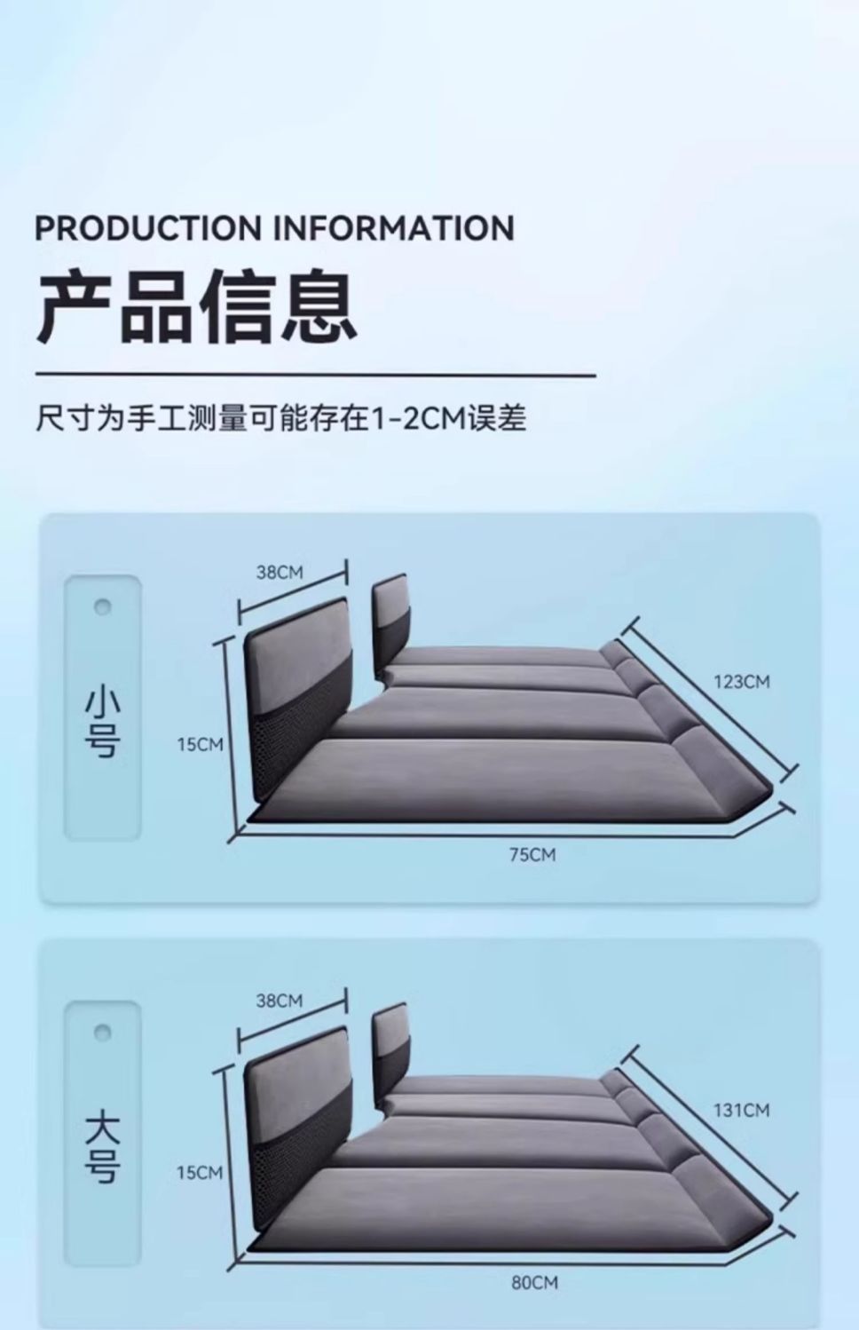 Car Foldableing Bed Suitable for Audi A4L/A6L/A3L/Q5L/Q2L/Q3/A7L/Q7/Q8 Car Rear Sleeping Pad