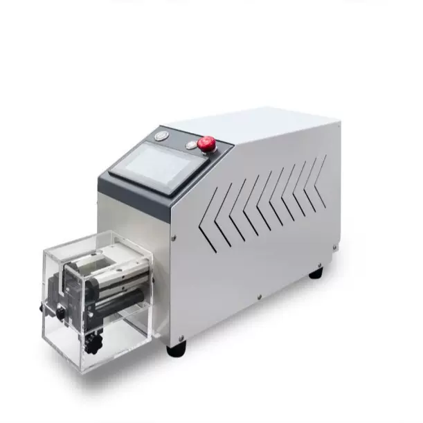 智能电动感应式剥皮机程序可调 1秒一根自动剥皮可屏幕调用各个参