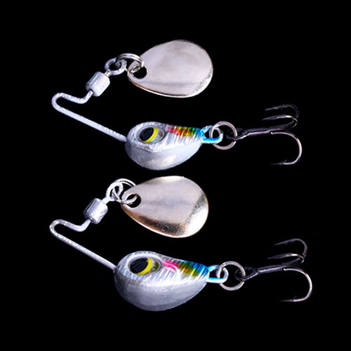 Micro Vib 10g20g small explosive star bean pod lure wholesale metal rotating sequins long-range submersible fake bait