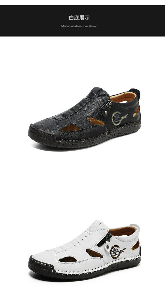Dép sandal nữ bít mũi quai khâu thoáng khí chống trượt — F 6611m màu, F6611 hồng, F6611 kaki, F6611 màu vàng chi tiết 30