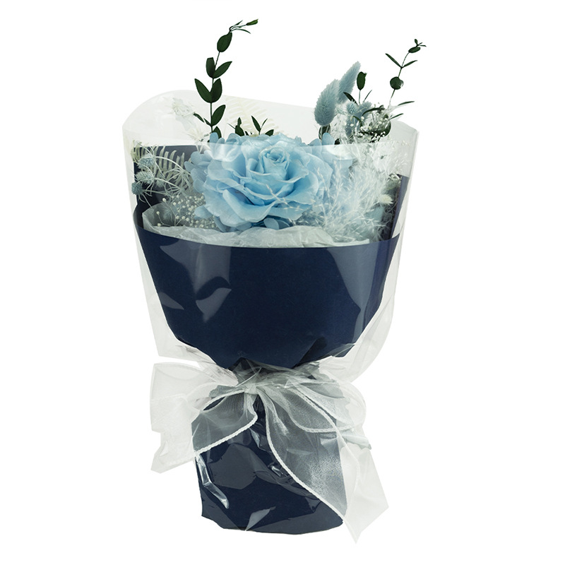 Ramo de rosas eternas de Yunnan, producto terminado, decoración, regalo de San Valentín para novia, regalo de flores reales, ramo eterno creativo
