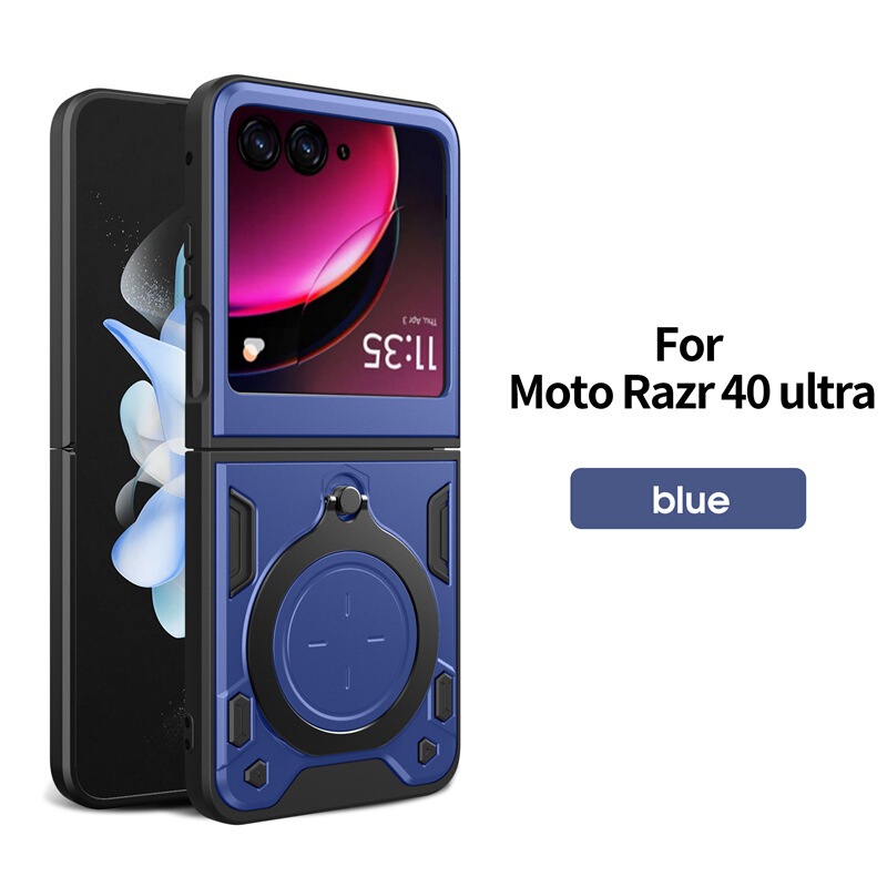 Suitable for Moto Razr60Ultra Mobile Phone Case, Magnetic Foldable Razr50/40U Anti-Fall Protective Case