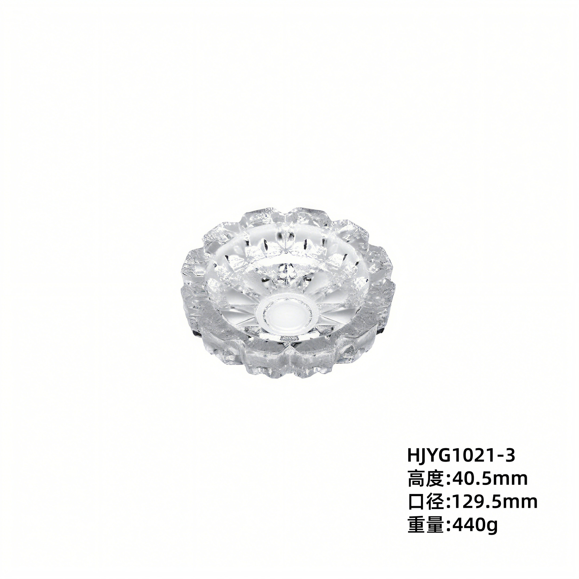 Cenicero redondo al por mayor en stock Cenicero de vidrio habitaciones de hotel clube de oficina sala de conferencias con adornos impresa LOGO