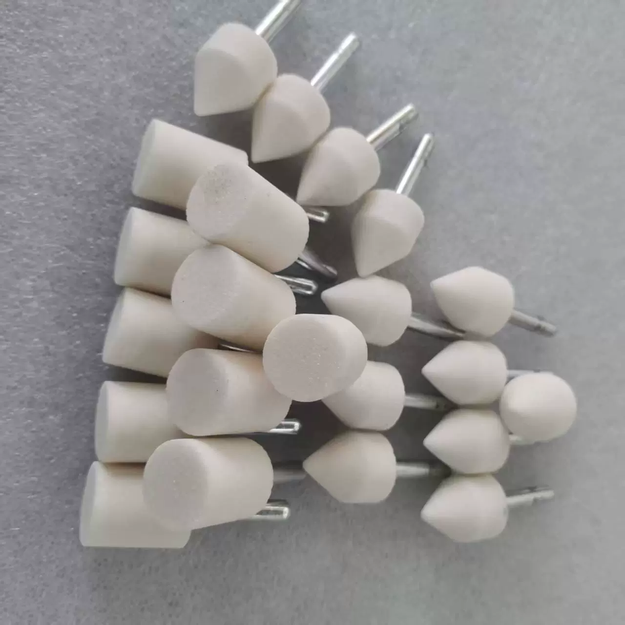 科美 白刚玉磨头圆柱锥形磨棒 电磨机工具不锈钢金属石材打磨