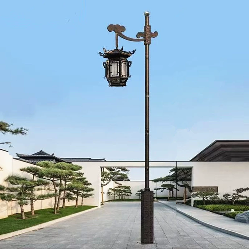 Солнечный уличный фонарь 3 м домашний сад лампа открытый солнечная вилла сообщество парк ландшафтный светильник светодиодный новый сельской местности