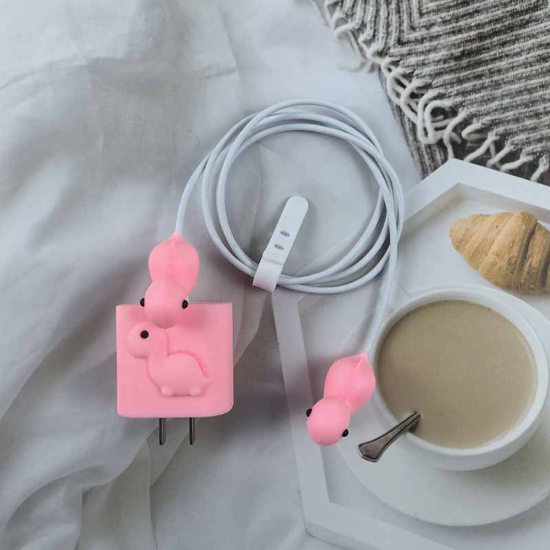 Apple 20w cabeza de carga cubierta de protección de cable de datos cargador cubierta de protección de cable de carga enrollador anti-ruptura