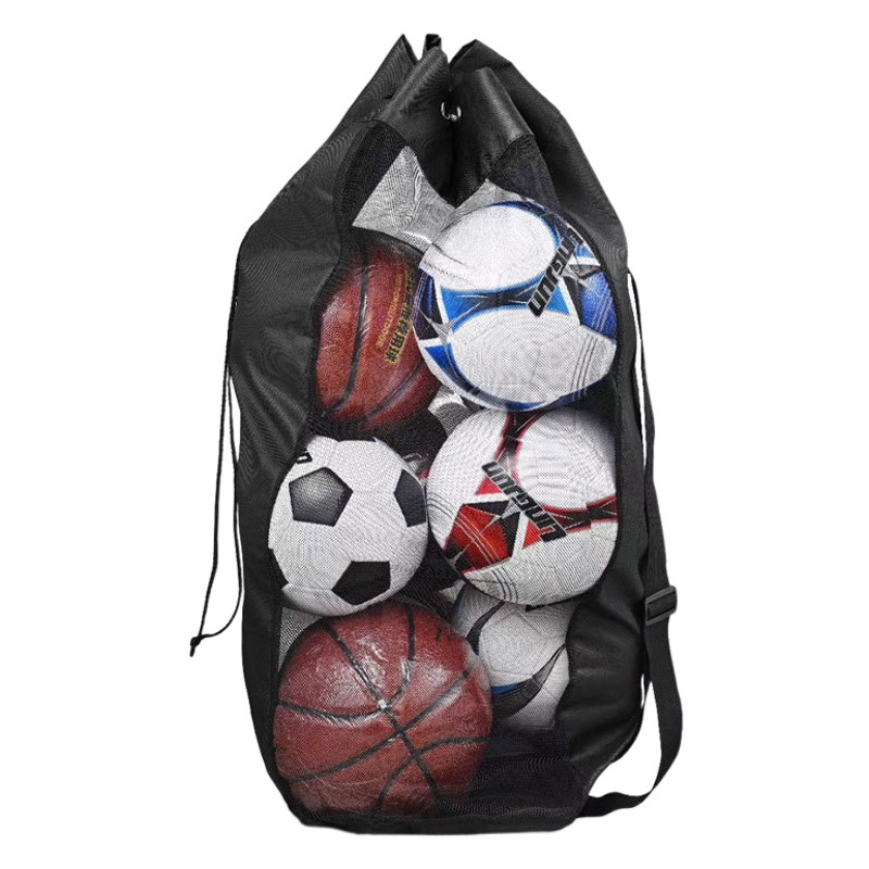 Football storage bag portable net bag storage bag volleyball basketball net bag Amazon popular backpack football bag