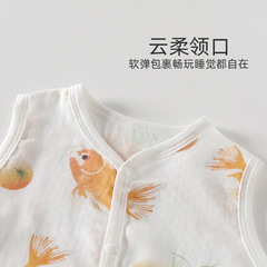 寶寶琵琶服夏款竹棉紗布衣服a類透氣清涼舒適寶寶爬服嬰兒連體衣