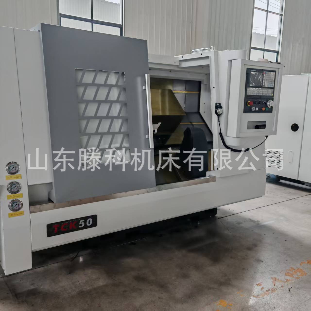 数控斜车床TCK6340/6340S/6350 主轴精度高换刀快 45°斜床身车铣