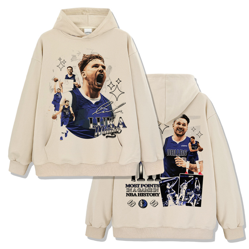 Suéter con capucha de albaricoque